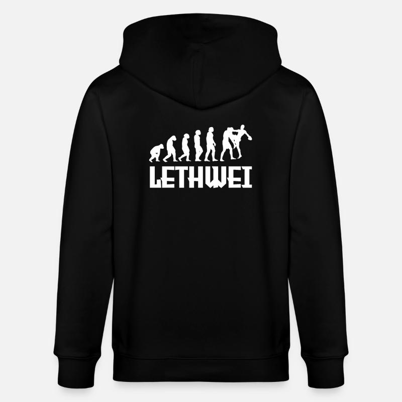 Évolution de Lethwei - Veste à capuche bio CULTIVATOR Stanley/Stella Unisexe - noir