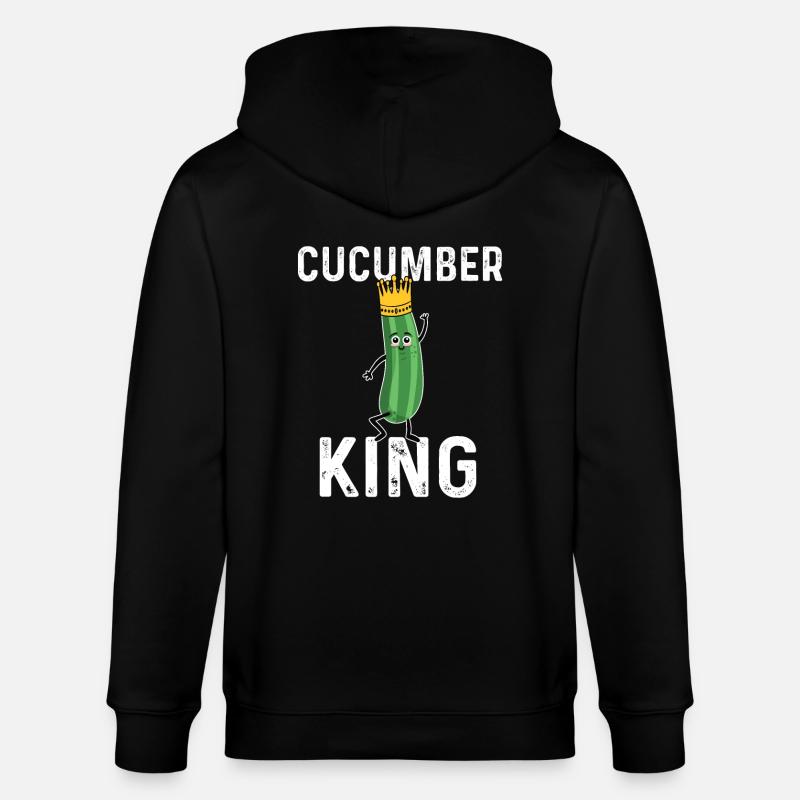 Gurken König - Stanley/Stella Unisex Bio-Kapuzenjacke CULTIVATOR  - Schwarz