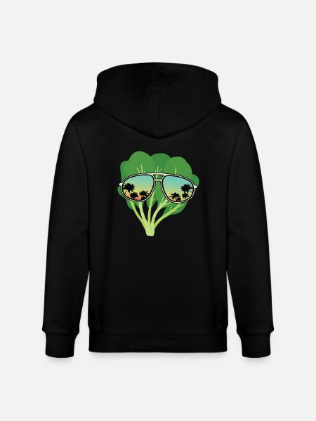 Spinach Sunglasses - Stanley/Stella CULTIVATOR  Unisex Organic Hooded Jacket - black