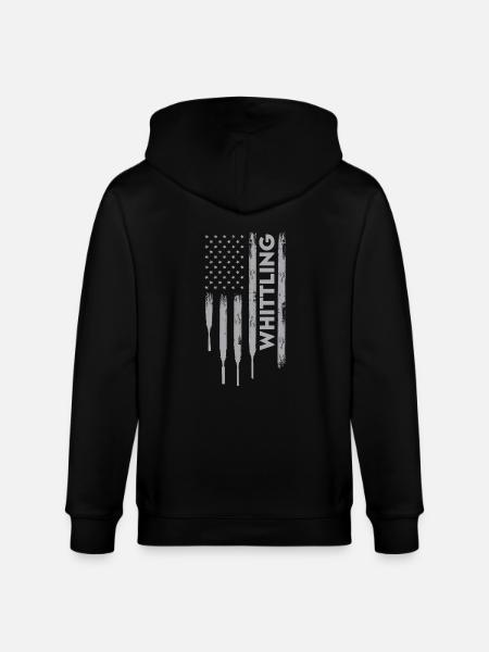 USA Schnitzen - Stanley/Stella Unisex Bio-Kapuzenjacke CULTIVATOR  - Schwarz