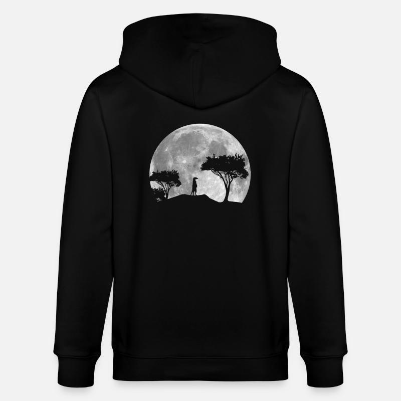Suricate - Veste à capuche bio CULTIVATOR Stanley/Stella Unisexe - noir