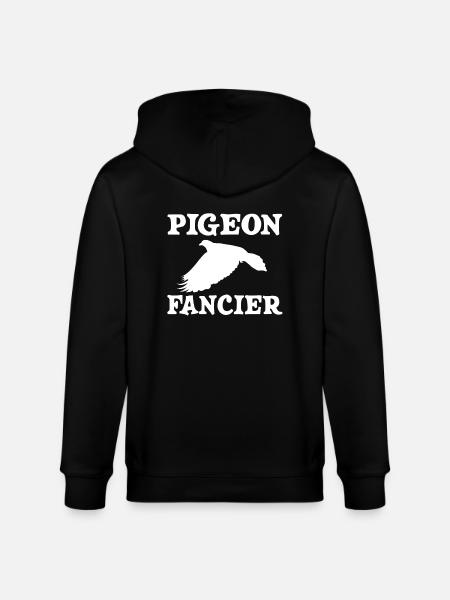 Pigeon breeder - Stanley/Stella CULTIVATOR Unisex Organic Hooded Jacket - black