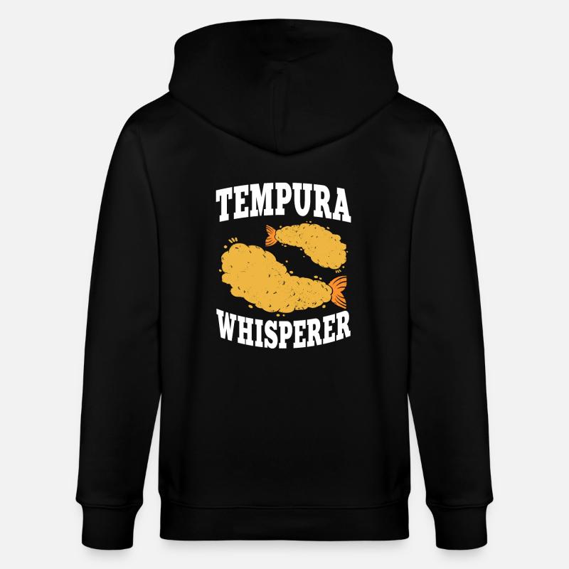 Tempura Flüsterer - Stanley/Stella Unisex Bio-Kapuzenjacke CULTIVATOR  - Schwarz