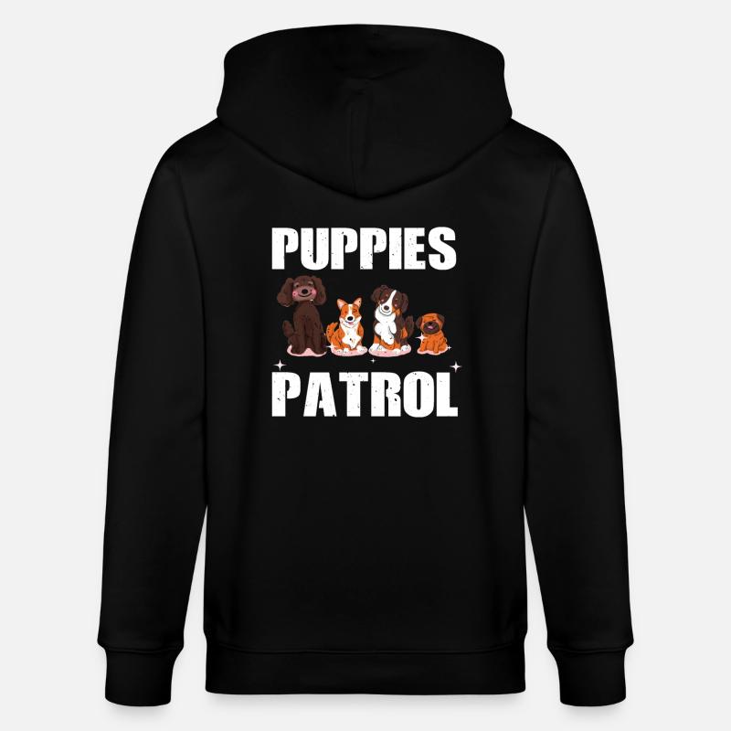 Patrouille de chiots - Veste à capuche bio CULTIVATOR Stanley/Stella Unisexe - noir
