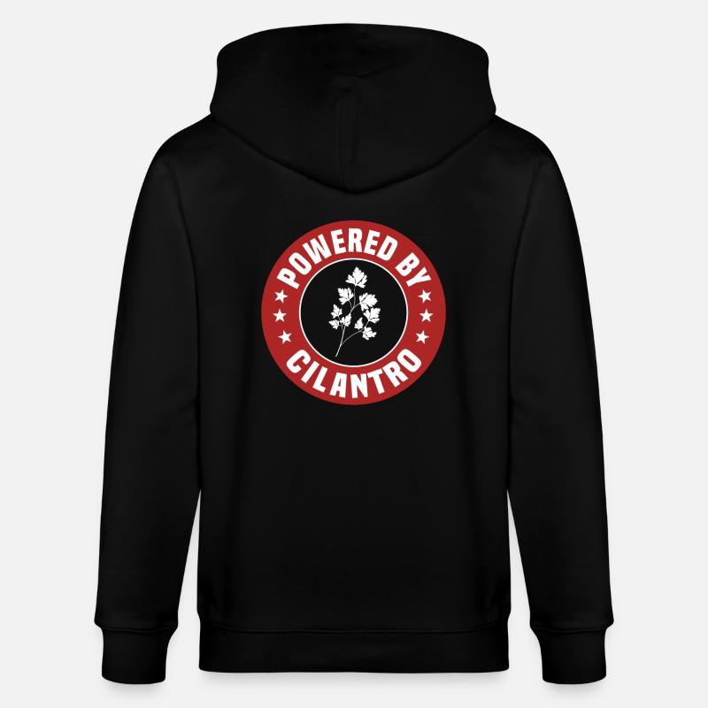 Angetrieben Von Cilantro - Stanley/Stella Unisex Bio-Kapuzenjacke CULTIVATOR - Schwarz