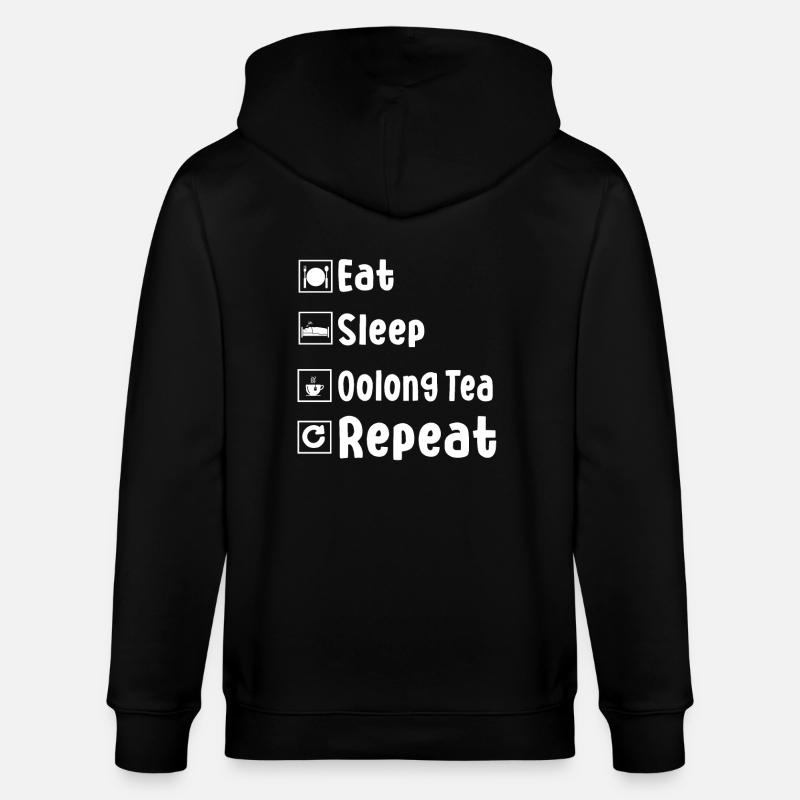 Drôle de thé Oolong - Veste à capuche bio CULTIVATOR Stanley/Stella Unisexe - noir