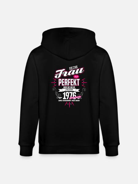 Perfekte Frau - Geboren 1976 - Stanley/Stella Unisex Bio-Kapuzenjacke CULTIVATOR  - Schwarz