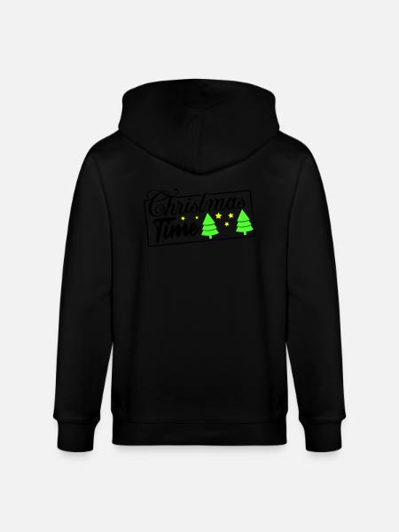 Période de Noël - Veste à capuche bio CULTIVATOR Stanley/Stella Unisexe - noir