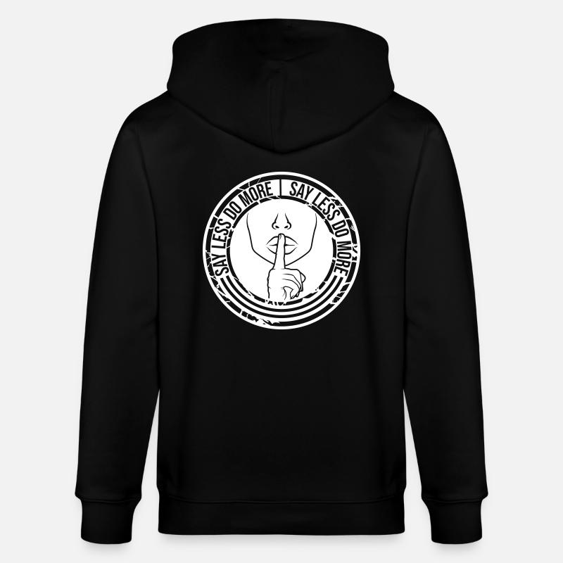 Dire moins faire plus - Veste à capuche bio CULTIVATOR Stanley/Stella Unisexe - noir