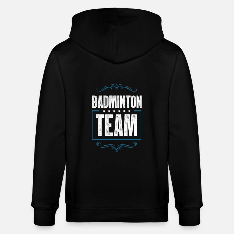 Équipe de badminton - Veste à capuche bio CULTIVATOR Stanley/Stella Unisexe - noir