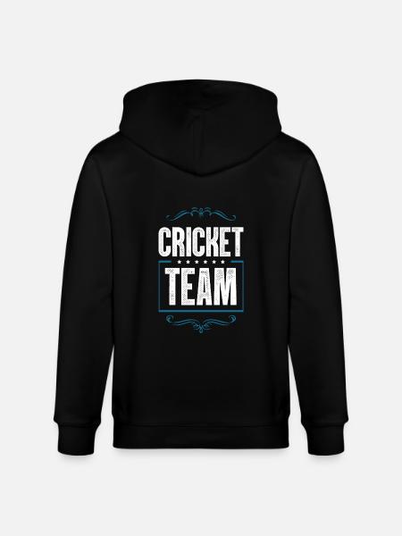Cricket Crew - Stanley/Stella CULTIVATOR Unisex Organic Hooded Jacket - black