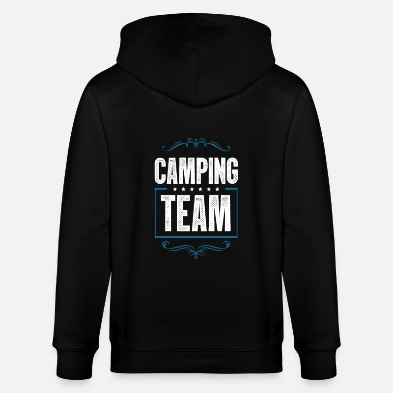 Camping Crew - Stanley/Stella Unisex Bio-Kapuzenjacke CULTIVATOR  - Schwarz
