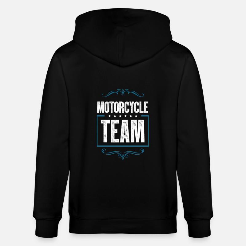 Motorcycle Team - Stanley/Stella Unisex Bio-Kapuzenjacke CULTIVATOR  - Schwarz