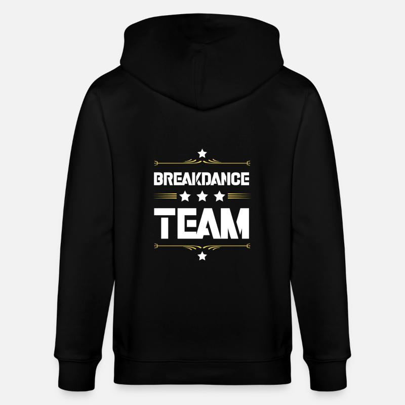 Équipe de breakdance - Veste à capuche bio CULTIVATOR Stanley/Stella Unisexe - noir