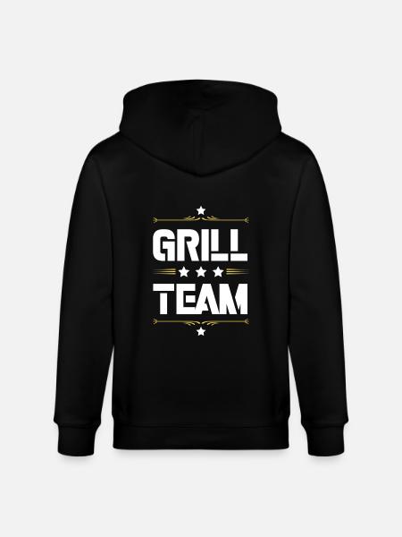 Grill Team - Stanley/Stella CULTIVATOR Unisex Organic Hooded Jacket - black