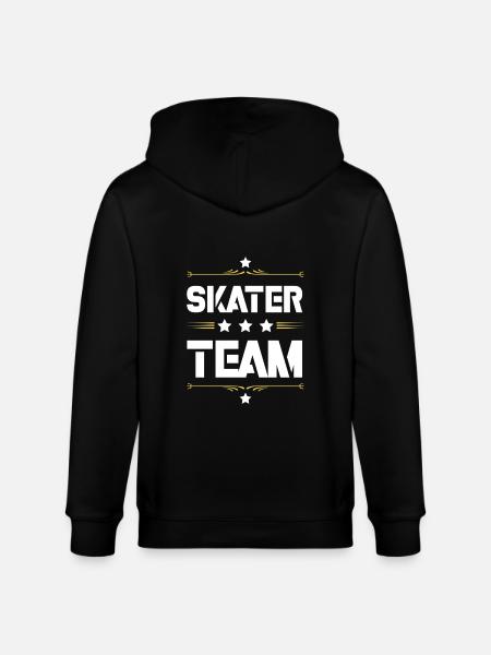 Skater Team - Stanley/Stella CULTIVATOR Unisex Organic Hooded Jacket - black