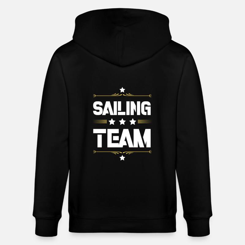 Equipe de voile - Veste à capuche bio CULTIVATOR Stanley/Stella Unisexe - noir
