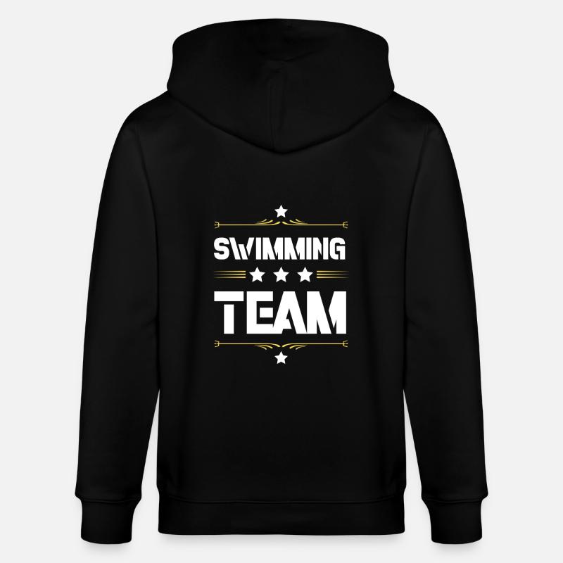 Équipe de natation - Veste à capuche bio CULTIVATOR Stanley/Stella Unisexe - noir