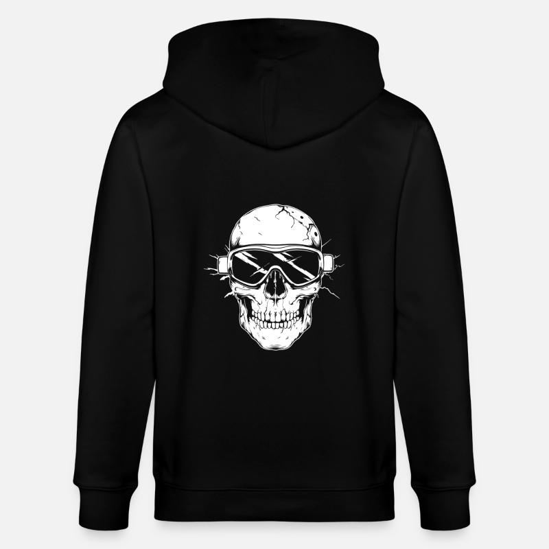 Ski Lunettes de ski Skeleton - Veste à capuche bio CULTIVATOR Stanley/Stella Unisexe - noir
