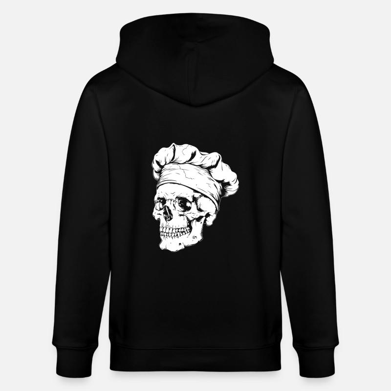 Crâne de chef - Veste à capuche bio CULTIVATOR Stanley/Stella Unisexe - noir