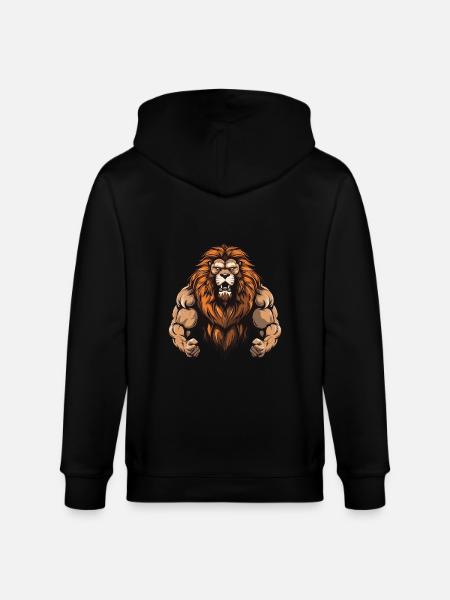 Leo Muscles - Stanley/Stella CULTIVATOR  Unisex Organic Hooded Jacket - black