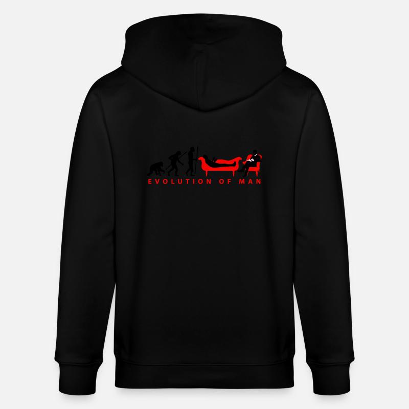 evolution_therapeut_psychologe_11_2016_c - Stanley/Stella Unisex Bio-Kapuzenjacke CULTIVATOR  - Schwarz