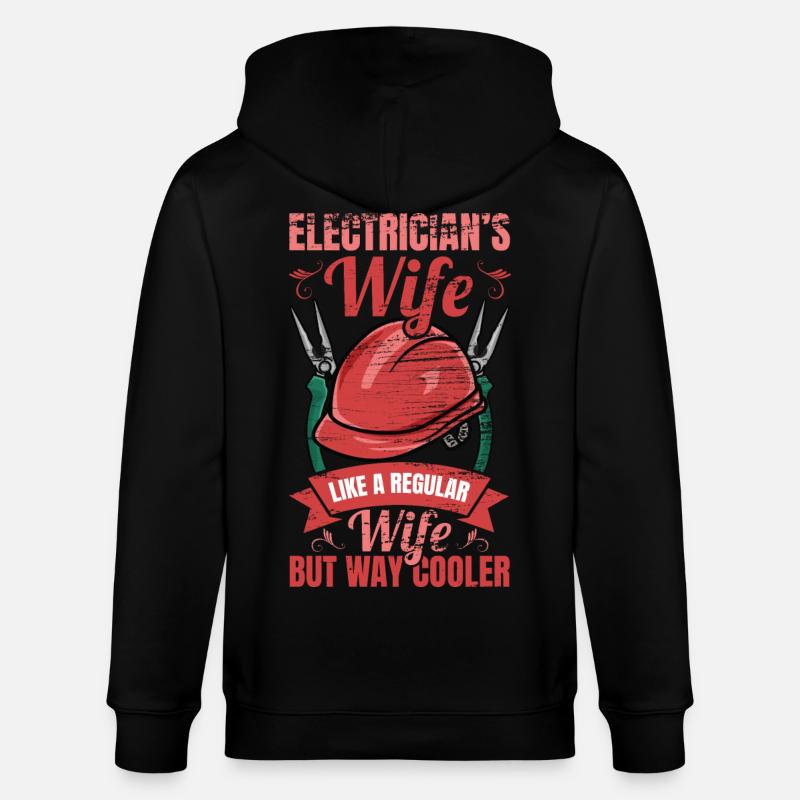 Electronics technician - Stanley/Stella CULTIVATOR  Unisex Organic Hooded Jacket - black