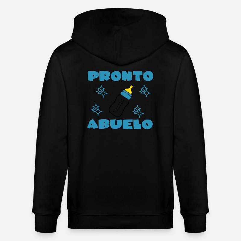 Pronto abuelo - Stanley/Stella Unisex Bio-Kapuzenjacke CULTIVATOR  - Schwarz