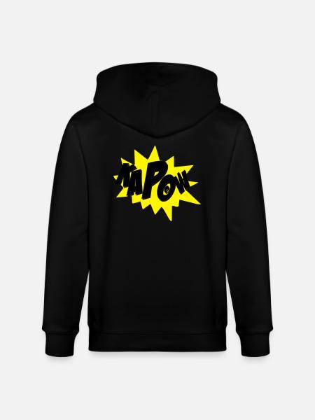 kapow - Stanley/Stella CULTIVATOR Unisex Organic Hooded Jacket - black