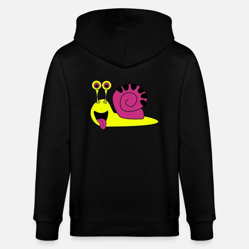 schnecke - Veste à capuche bio CULTIVATOR Stanley/Stella Unisexe - noir
