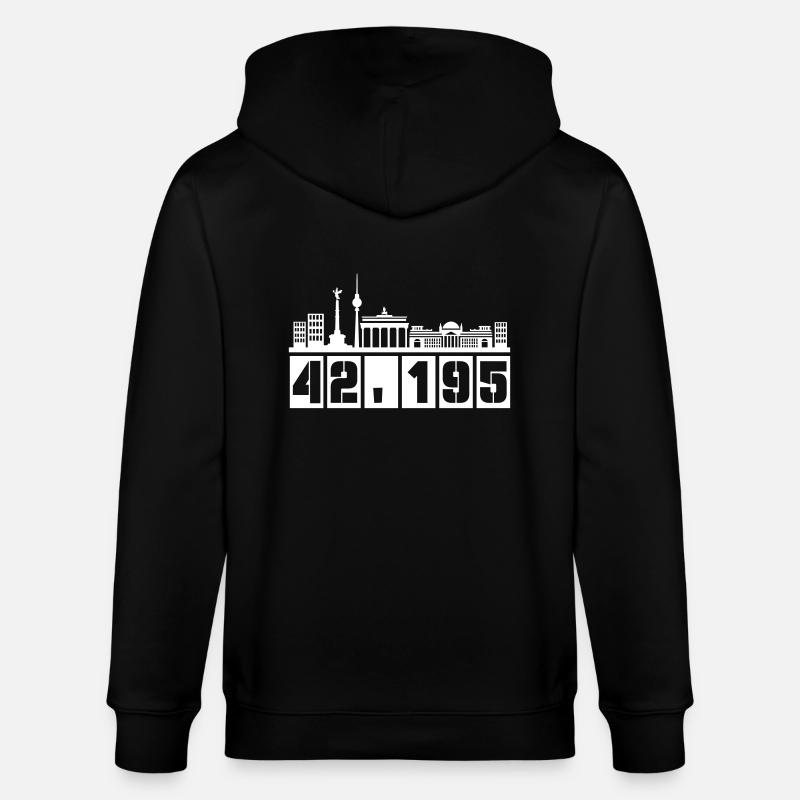 Marathon Skyline de Berlin 1 - Veste à capuche bio CULTIVATOR Stanley/Stella Unisexe - noir