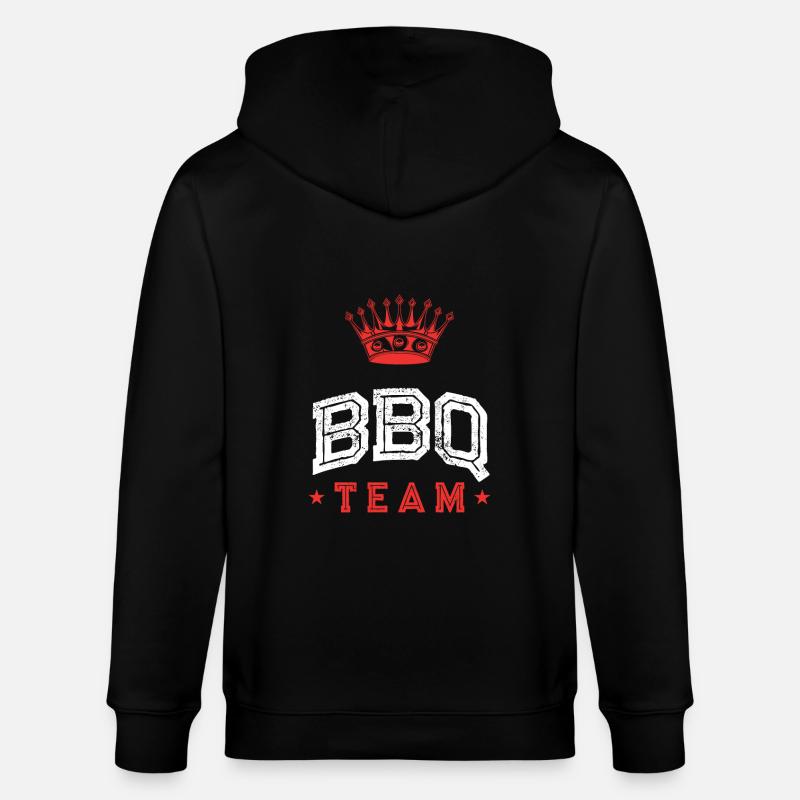 Bbq Team - Stanley/Stella Unisex Bio-Kapuzenjacke CULTIVATOR  - Schwarz