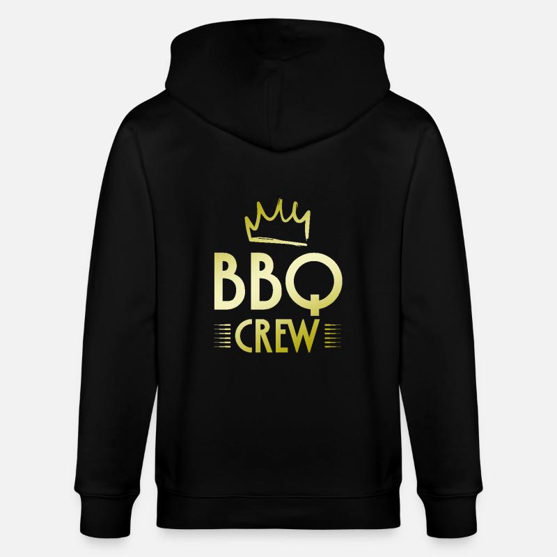 Bbq Crew - Stanley/Stella Unisex Bio-Kapuzenjacke CULTIVATOR  - Schwarz