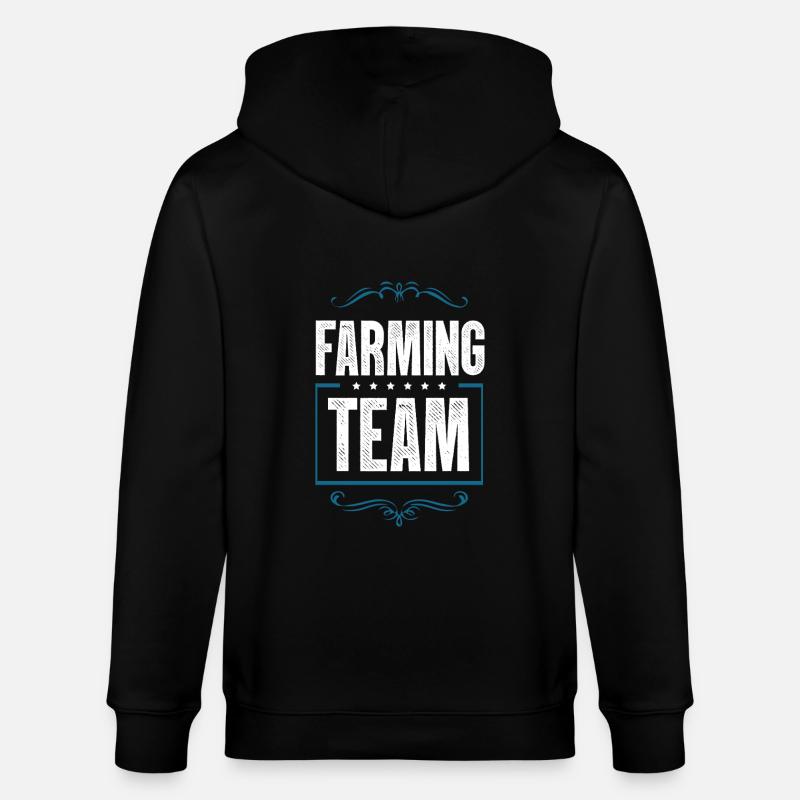 Farming Team - Stanley/Stella Unisex Bio-Kapuzenjacke CULTIVATOR  - Schwarz