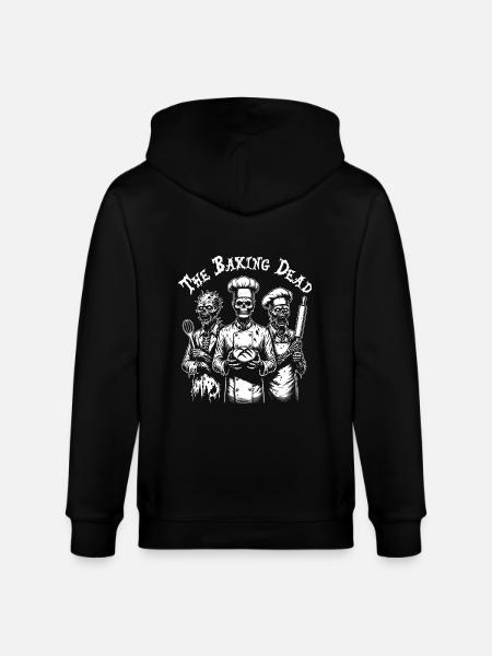 Baking Dead - backende Zombies - Stanley/Stella Unisex Bio-Kapuzenjacke CULTIVATOR  - Schwarz