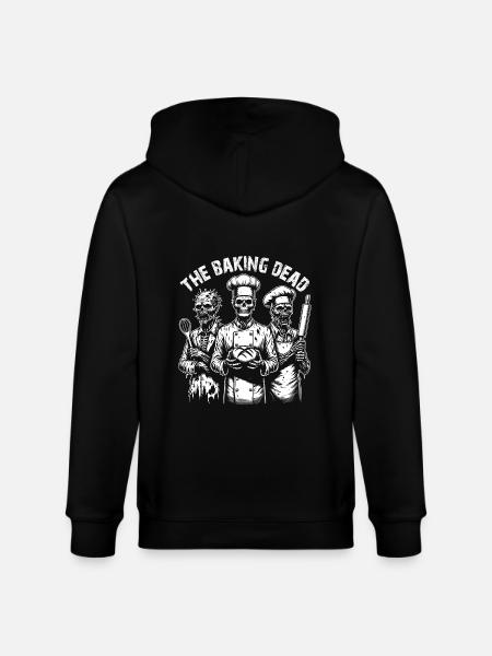 Baking Dead - backende Zombies - Stanley/Stella Unisex Bio-Kapuzenjacke CULTIVATOR - Schwarz