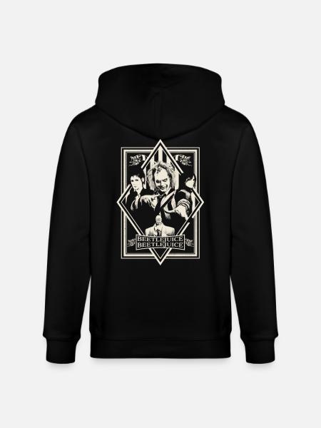 Beetlejuice 2 Lydia Betelgeuse Astrid Design - Stanley/Stella CULTIVATOR  Unisex Organic Hooded Jacket - black