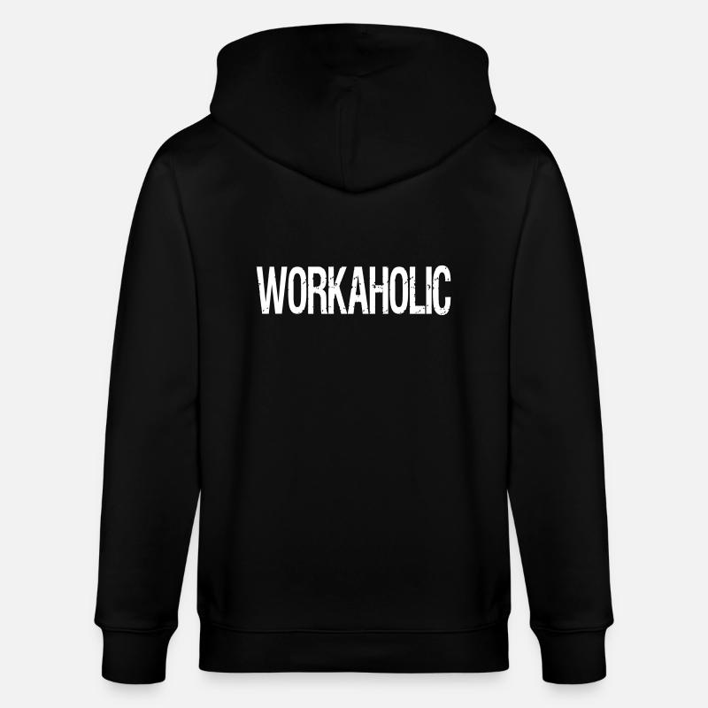 bourreau de travail - Veste à capuche bio CULTIVATOR Stanley/Stella Unisexe - noir