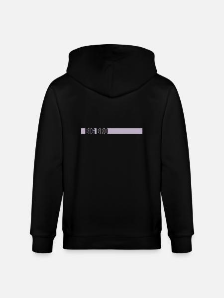 Logo Big Bro Bar - Stanley/Stella CULTIVATOR  Unisex Organic Hooded Jacket - black