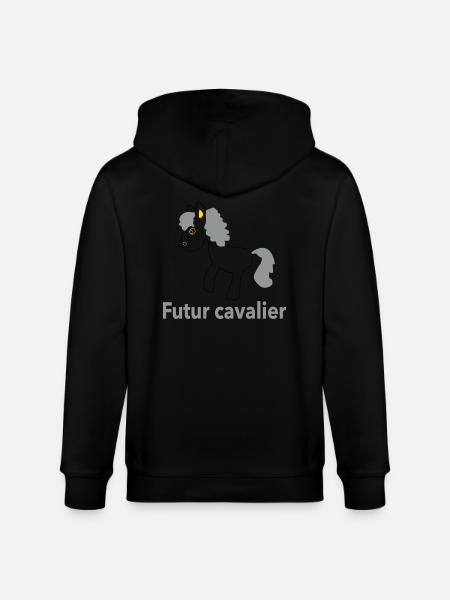 bb cavalier - Veste à capuche bio CULTIVATOR Stanley/Stella Unisexe - noir