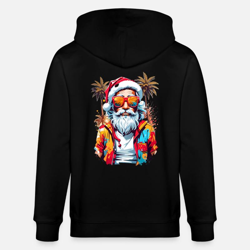 Père Noël cool - Veste à capuche bio CULTIVATOR Stanley/Stella Unisexe - noir