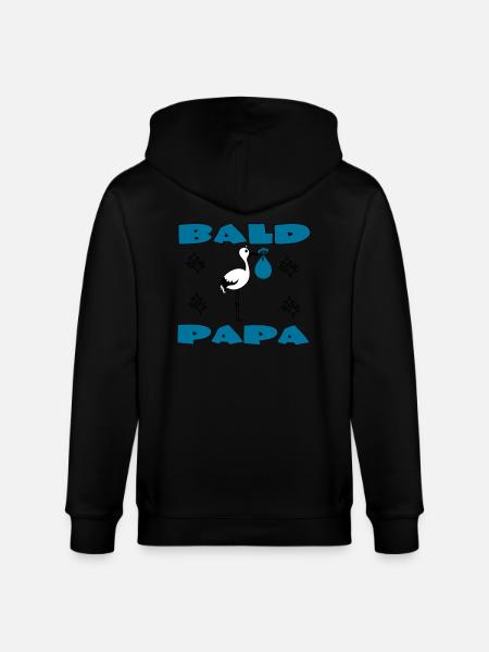 BALD PAPA - Stanley/Stella CULTIVATOR Unisex Organic Hooded Jacket - black