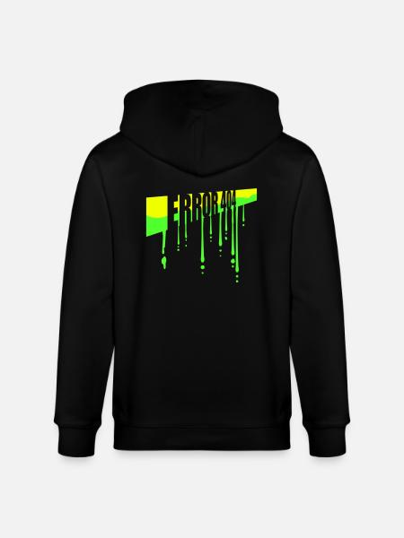 Mucus Drops Error 404 - Stanley/Stella CULTIVATOR  Unisex Organic Hooded Jacket - black