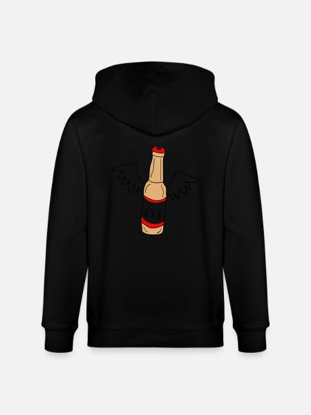 Engels Bier - Stanley/Stella Unisex Bio-Kapuzenjacke CULTIVATOR  - Schwarz