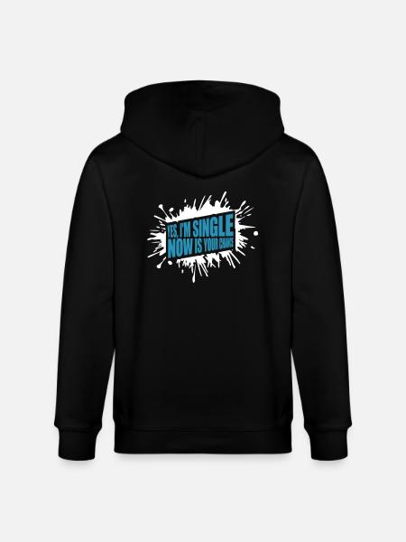 single now your chance - Stanley/Stella CULTIVATOR  Unisex Organic Hooded Jacket - black