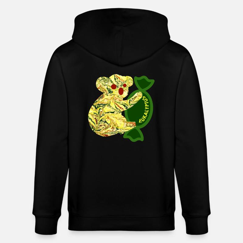 koala e 277 - Veste à capuche bio CULTIVATOR Stanley/Stella Unisexe - noir