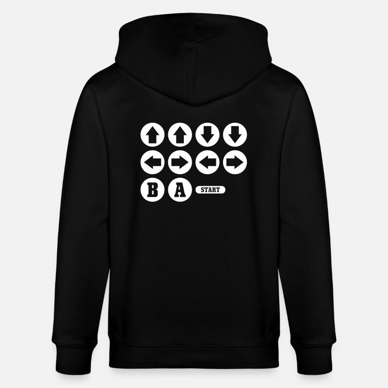 Cheat Code Video Game - Stanley/Stella CULTIVATOR  Unisex Organic Hooded Jacket - black