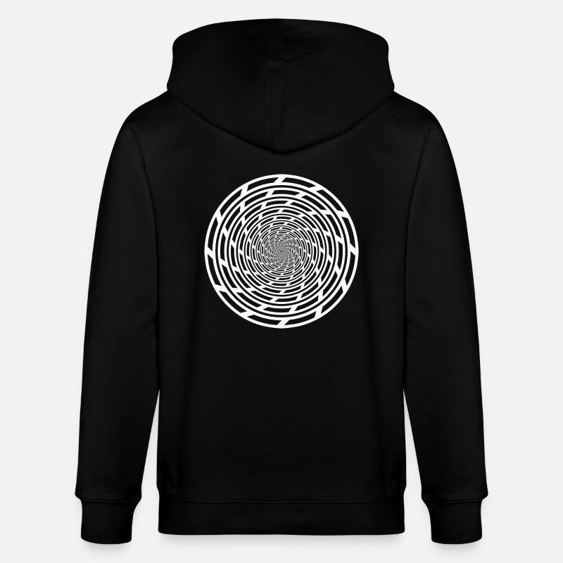 Tekno 23 Spirale - Stanley/Stella Unisex Bio-Kapuzenjacke CULTIVATOR  - Schwarz