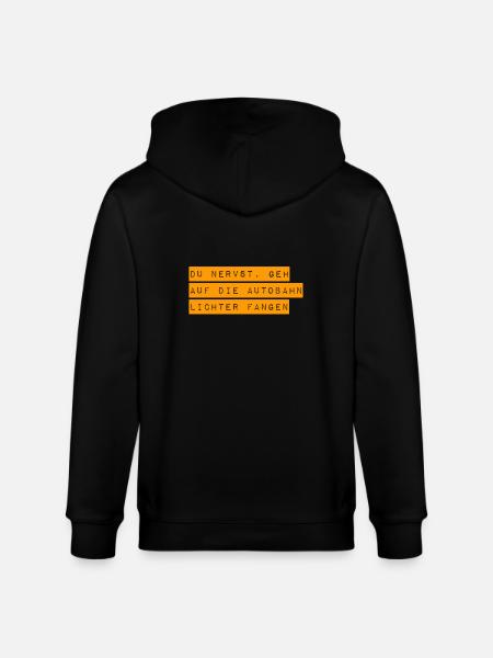 geh Lichter fangen - Stanley/Stella Unisex Bio-Kapuzenjacke CULTIVATOR  - Schwarz