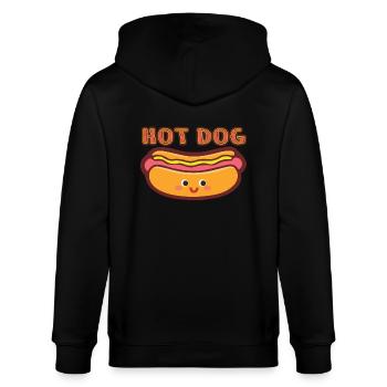 HOT DOG - Veste à capuche bio CULTIVATOR Stanley/Stella Unisexe - noir - Dos - Anna (173cm)